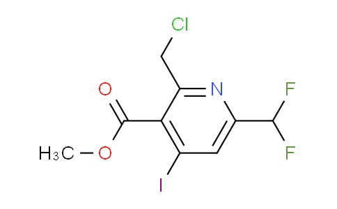 AM204538 | 1806024-95-2 | Methyl 2-(chloromethyl)-6-(difluoromethyl)-4-iodopyridine-3-carboxylate