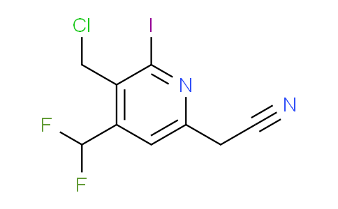 AM204549 | 1805620-96-5 | 3-(Chloromethyl)-4-(difluoromethyl)-2-iodopyridine-6-acetonitrile