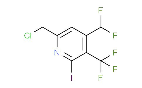 AM204556 | 1805549-21-6 | 6-(Chloromethyl)-4-(difluoromethyl)-2-iodo-3-(trifluoromethyl)pyridine