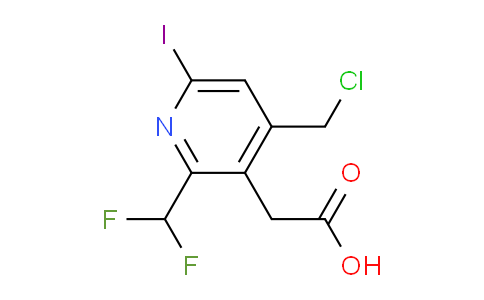 AM204561 | 1806958-15-5 | 4-(Chloromethyl)-2-(difluoromethyl)-6-iodopyridine-3-acetic acid