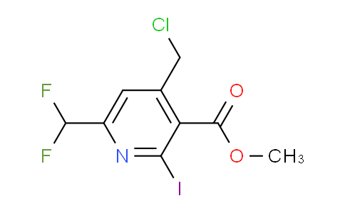AM204566 | 1805611-33-9 | Methyl 4-(chloromethyl)-6-(difluoromethyl)-2-iodopyridine-3-carboxylate