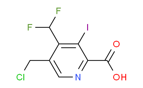 AM204569 | 1807154-39-7 | 5-(Chloromethyl)-4-(difluoromethyl)-3-iodopyridine-2-carboxylic acid