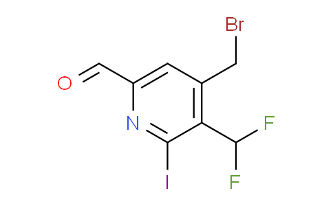 AM204570 | 1805193-75-2 | 4-(Bromomethyl)-3-(difluoromethyl)-2-iodopyridine-6-carboxaldehyde