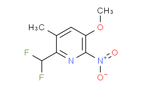 2-(Difluoromethyl)-5-methoxy-3-methyl-6-nitropyridine