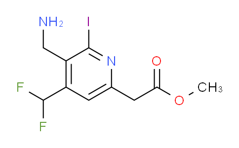 AM204588 | 1805554-93-1 | Methyl 3-(aminomethyl)-4-(difluoromethyl)-2-iodopyridine-6-acetate