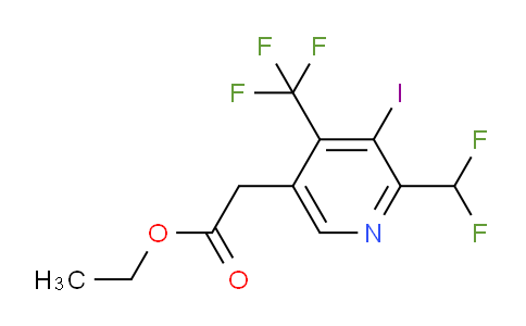 AM204592 | 1805194-77-7 | Ethyl 2-(difluoromethyl)-3-iodo-4-(trifluoromethyl)pyridine-5-acetate