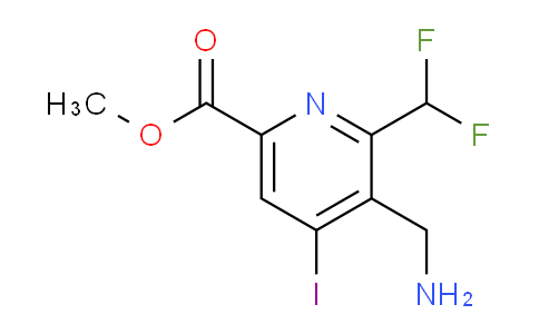 AM204595 | 1805424-52-5 | Methyl 3-(aminomethyl)-2-(difluoromethyl)-4-iodopyridine-6-carboxylate