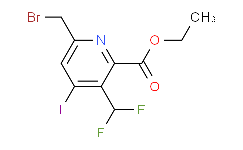 AM204600 | 1805426-52-1 | Ethyl 6-(bromomethyl)-3-(difluoromethyl)-4-iodopyridine-2-carboxylate