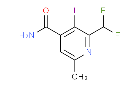 AM204606 | 1805609-17-9 | 2-(Difluoromethyl)-3-iodo-6-methylpyridine-4-carboxamide