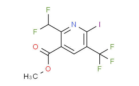 AM204611 | 1807106-95-1 | Methyl 2-(difluoromethyl)-6-iodo-5-(trifluoromethyl)pyridine-3-carboxylate