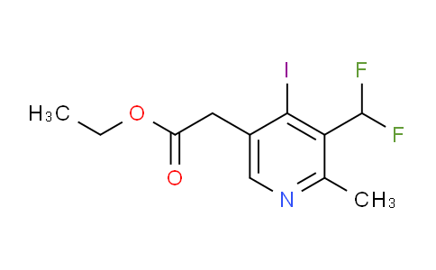 AM204617 | 1806981-80-5 | Ethyl 3-(difluoromethyl)-4-iodo-2-methylpyridine-5-acetate