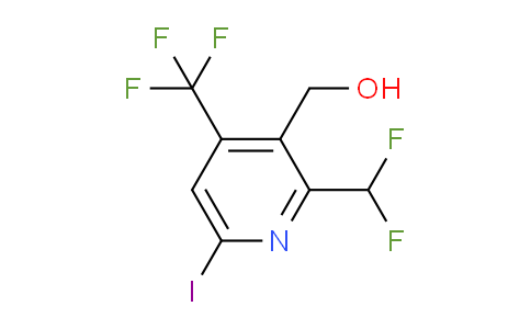 2-(Difluoromethyl)-6-iodo-4-(trifluoromethyl)pyridine-3-methanol