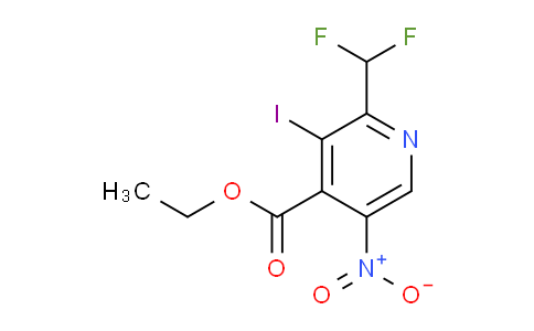 AM204634 | 1805145-02-1 | Ethyl 2-(difluoromethyl)-3-iodo-5-nitropyridine-4-carboxylate