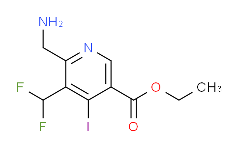 AM204638 | 1805424-68-3 | Ethyl 2-(aminomethyl)-3-(difluoromethyl)-4-iodopyridine-5-carboxylate