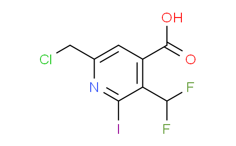 AM204643 | 1805549-74-9 | 6-(Chloromethyl)-3-(difluoromethyl)-2-iodopyridine-4-carboxylic acid