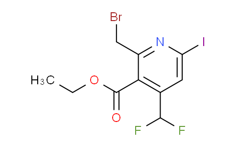 AM204646 | 1805556-10-8 | Ethyl 2-(bromomethyl)-4-(difluoromethyl)-6-iodopyridine-3-carboxylate