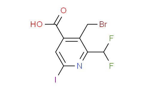 AM204648 | 1805193-84-3 | 3-(Bromomethyl)-2-(difluoromethyl)-6-iodopyridine-4-carboxylic acid