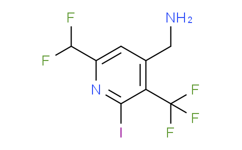 AM204651 | 1805429-25-7 | 4-(Aminomethyl)-6-(difluoromethyl)-2-iodo-3-(trifluoromethyl)pyridine