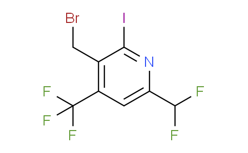 AM204660 | 1805542-61-3 | 3-(Bromomethyl)-6-(difluoromethyl)-2-iodo-4-(trifluoromethyl)pyridine