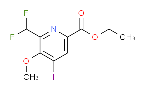 AM204667 | 1807011-93-3 | Ethyl 2-(difluoromethyl)-4-iodo-3-methoxypyridine-6-carboxylate