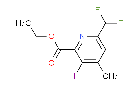 AM204668 | 1806946-79-1 | Ethyl 6-(difluoromethyl)-3-iodo-4-methylpyridine-2-carboxylate