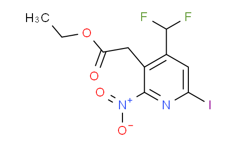 AM204669 | 1805551-60-3 | Ethyl 4-(difluoromethyl)-6-iodo-2-nitropyridine-3-acetate