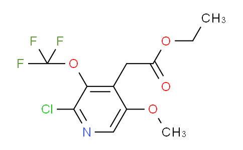 AM20467 | 1806162-02-6 | Ethyl 2-chloro-5-methoxy-3-(trifluoromethoxy)pyridine-4-acetate