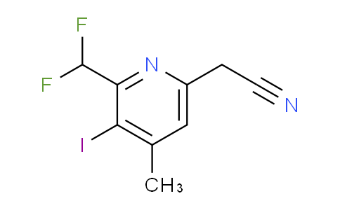 AM204678 | 1805093-78-0 | 2-(Difluoromethyl)-3-iodo-4-methylpyridine-6-acetonitrile