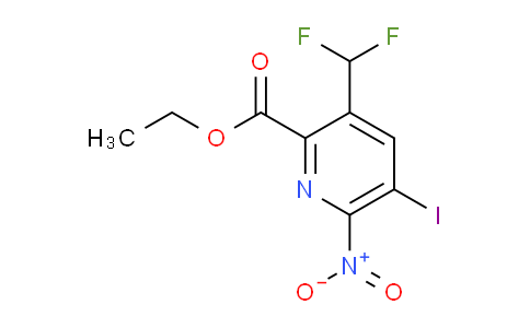 AM204684 | 1805549-76-1 | Ethyl 3-(difluoromethyl)-5-iodo-6-nitropyridine-2-carboxylate
