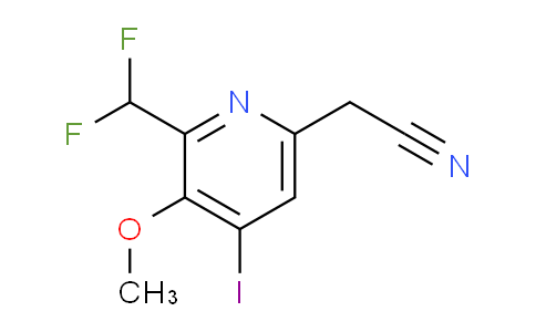 AM204686 | 1804862-09-6 | 2-(Difluoromethyl)-4-iodo-3-methoxypyridine-6-acetonitrile