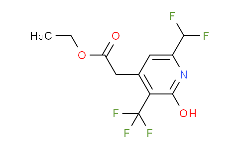 AM204702 | 1805256-50-1 | Ethyl 6-(difluoromethyl)-2-hydroxy-3-(trifluoromethyl)pyridine-4-acetate