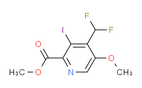 Methyl 4-(difluoromethyl)-3-iodo-5-methoxypyridine-2-carboxylate