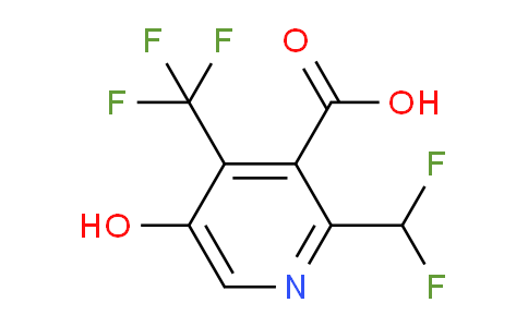 AM204726 | 1805529-43-4 | 2-(Difluoromethyl)-5-hydroxy-4-(trifluoromethyl)pyridine-3-carboxylic acid
