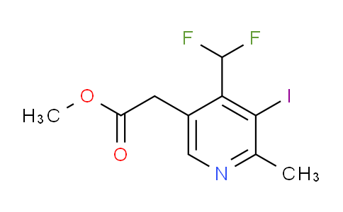AM204736 | 1806949-51-8 | Methyl 4-(difluoromethyl)-3-iodo-2-methylpyridine-5-acetate