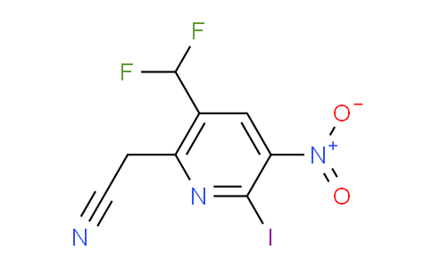 AM204757 | 1807142-20-6 | 5-(Difluoromethyl)-2-iodo-3-nitropyridine-6-acetonitrile