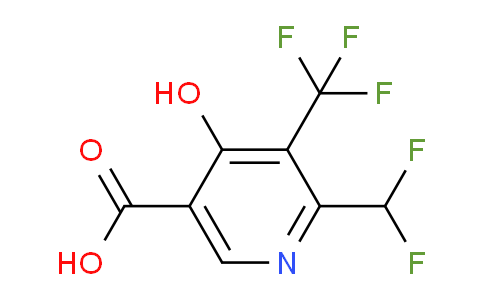 AM204772 | 1805610-54-1 | 2-(Difluoromethyl)-4-hydroxy-3-(trifluoromethyl)pyridine-5-carboxylic acid