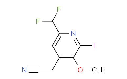 AM204781 | 1805094-74-9 | 6-(Difluoromethyl)-2-iodo-3-methoxypyridine-4-acetonitrile