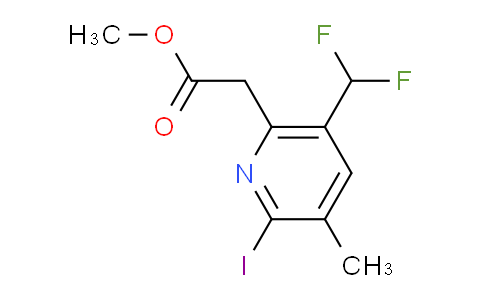 AM204786 | 1806021-42-0 | Methyl 5-(difluoromethyl)-2-iodo-3-methylpyridine-6-acetate