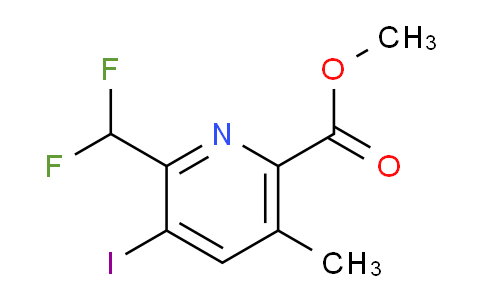 AM204791 | 1805087-17-5 | Methyl 2-(difluoromethyl)-3-iodo-5-methylpyridine-6-carboxylate