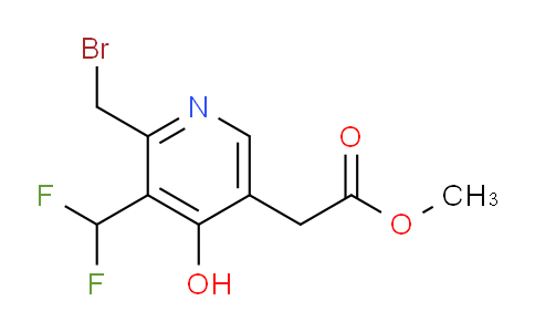 Methyl 2-(bromomethyl)-3-(difluoromethyl)-4-hydroxypyridine-5-acetate
