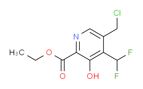 Ethyl 5-(chloromethyl)-4-(difluoromethyl)-3-hydroxypyridine-2-carboxylate