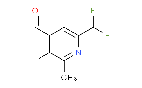 6-(Difluoromethyl)-3-iodo-2-methylpyridine-4-carboxaldehyde