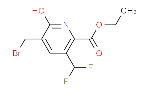 AM204804 | 1805251-68-6 | Ethyl 3-(bromomethyl)-5-(difluoromethyl)-2-hydroxypyridine-6-carboxylate