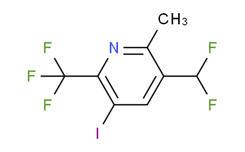 AM204807 | 1805093-58-6 | 3-(Difluoromethyl)-5-iodo-2-methyl-6-(trifluoromethyl)pyridine