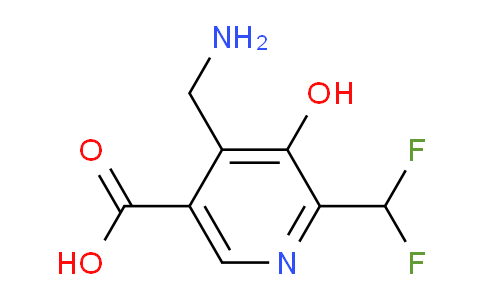 AM204835 | 1805072-59-6 | 4-(Aminomethyl)-2-(difluoromethyl)-3-hydroxypyridine-5-carboxylic acid