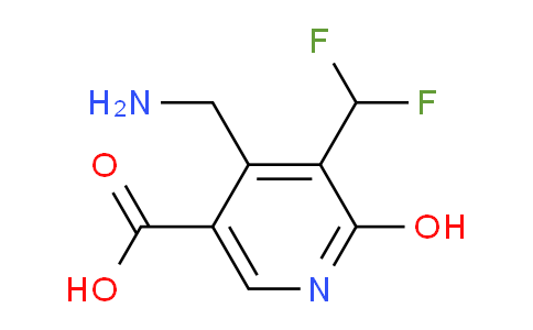 4-(Aminomethyl)-3-(difluoromethyl)-2-hydroxypyridine-5-carboxylic acid