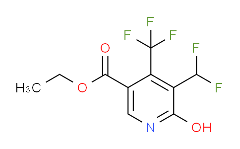 AM204840 | 1806886-79-2 | Ethyl 3-(difluoromethyl)-2-hydroxy-4-(trifluoromethyl)pyridine-5-carboxylate