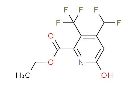 Ethyl 4-(difluoromethyl)-6-hydroxy-3-(trifluoromethyl)pyridine-2-carboxylate