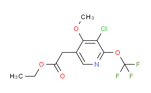 AM20485 | 1804802-36-5 | Ethyl 3-chloro-4-methoxy-2-(trifluoromethoxy)pyridine-5-acetate
