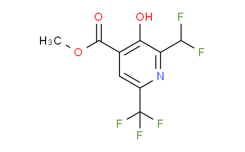 AM204853 | 1805089-45-5 | Methyl 2-(difluoromethyl)-3-hydroxy-6-(trifluoromethyl)pyridine-4-carboxylate